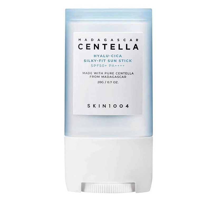 Слънцезащитен стик с центела SPF50+ SKIN1004 Madagascar Centella Hyalu-Cica Silky-Fit Sun Stick 20g