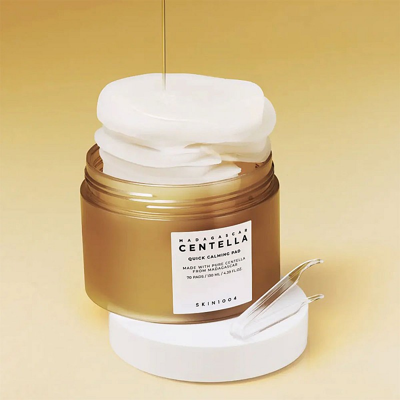 Успокояващи падове с центела Skin1004 Madagascar Centella Quick Calming Pad 70 pads / 130ml