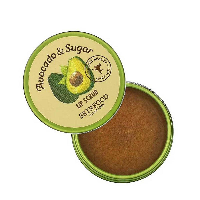 Скраб за супер меки устни с авокадо и захар Skinfood Avocado & Sugar Lip Scrub 14gr