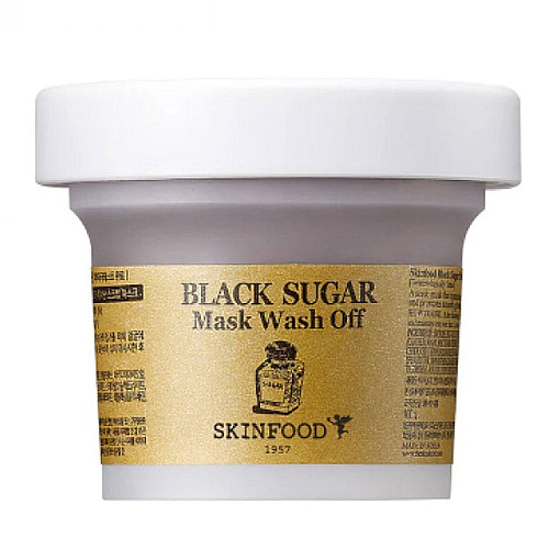 Ексфолираща маска за лице с черна захар Skinfood Black Sugar Mask Wash Off 120ml