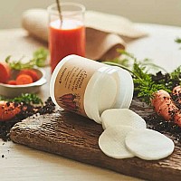 Успокояващи падове за лице с екстракт от морков Skinfood Carrot Carotene Calming Water Pad 60бр