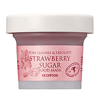 Ексфолираща маска за лице с ягоди и антиоксиданти Skinfood  Strawberry Sugar Food Mask 120ml