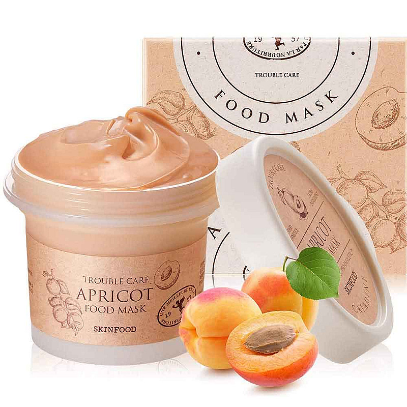 Маска за проблемна кожа с екстракт от кайсия Skinfood Apricot Food Mask 120g