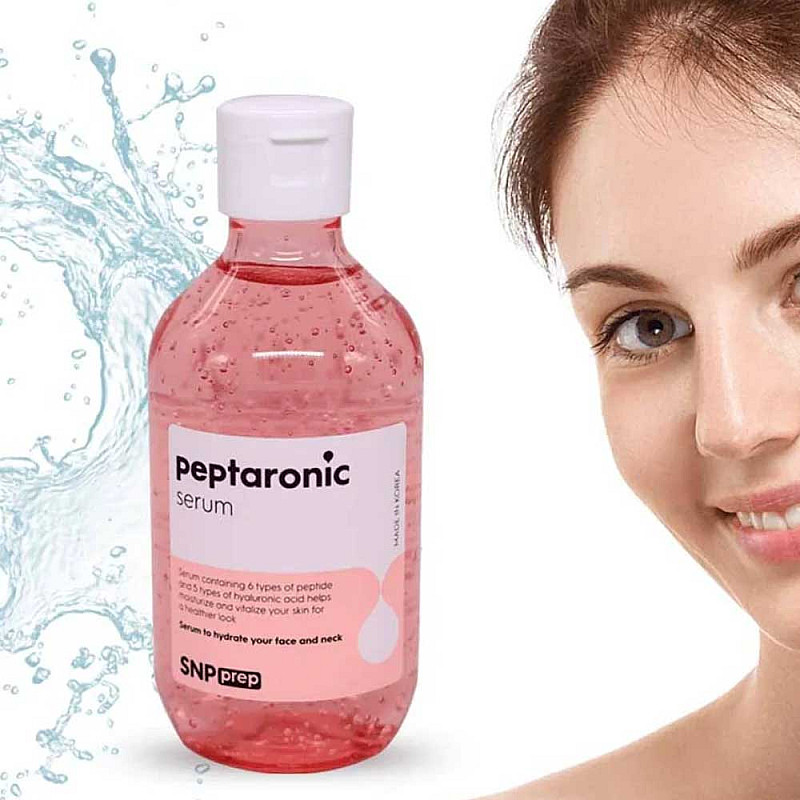 Дълбоко хидратиращ серум с пептиди и хиалурон SNP Prep Peptaronic Serum 220ml