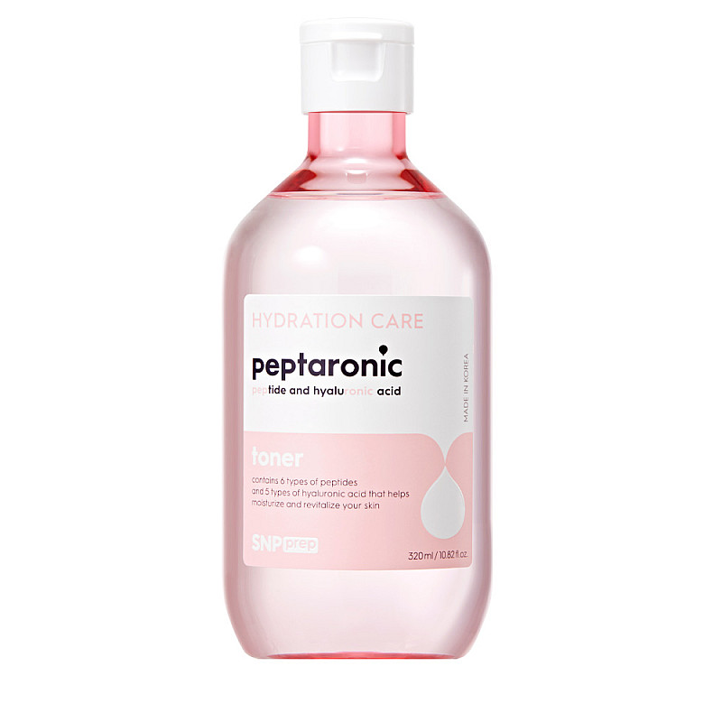 Дълбоко хидратиращ тонер с пептиди и хиалурон SNP Prep Peptaronic Toner 320ml