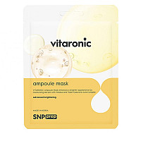 Шийт маска с витамини и хиалурон SNP Prep Vitaronic Ampoule Mask 25ml 