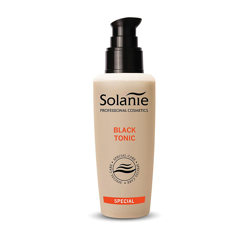 Черен тоник за лице за мазна кожа Solanie Black Tonic 125 ml