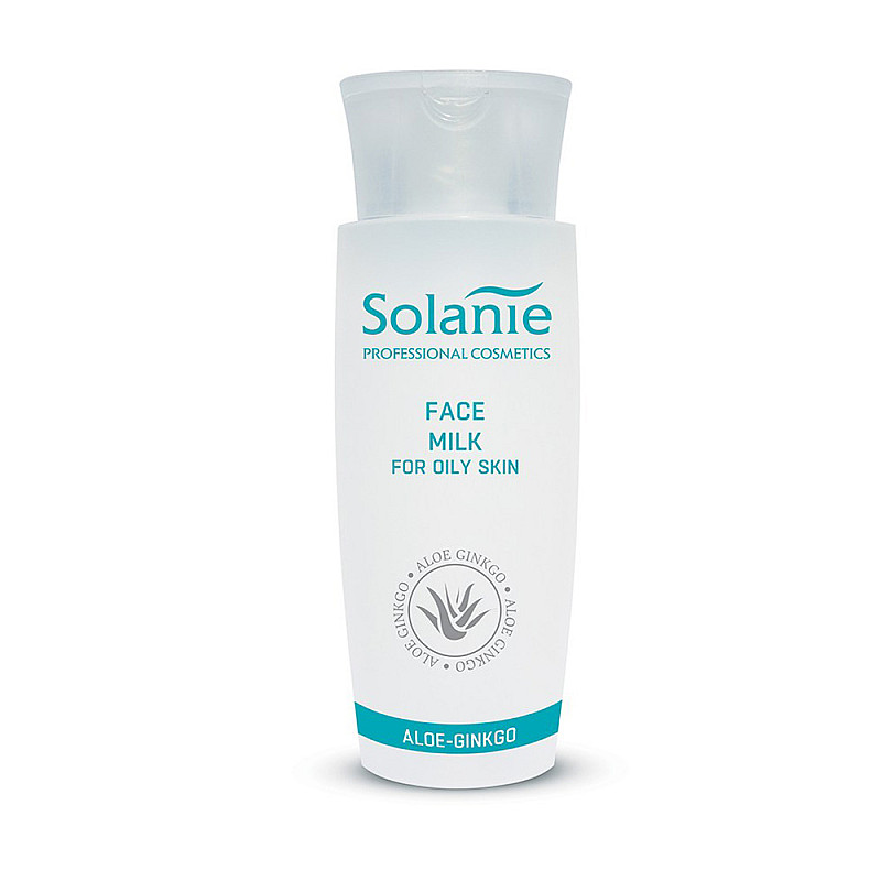 Почистващо мляко за мазна кожа Solanie Face milk for oily skin 150ml