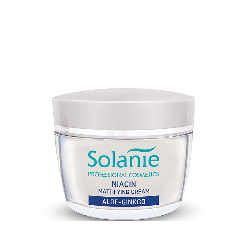 Противовъзпалителен крем за мазна кожа Solanie Niacin cream for oily skin 50ml.