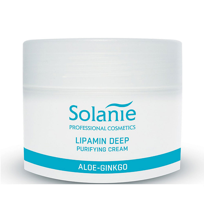 Почистващ и хидратиращ крем Solanie Lipamin deep purifing cream 250ml.