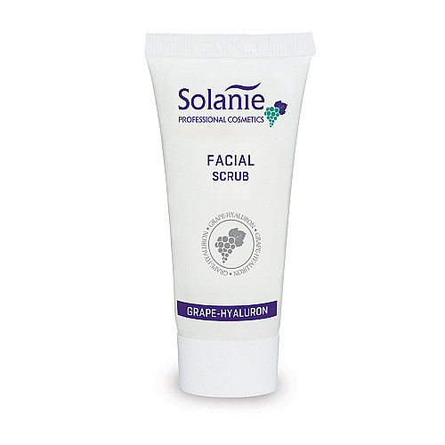 Пилинг с гроздови семена и хиалуронова киселина Solanie Facial Scrub 125ml.