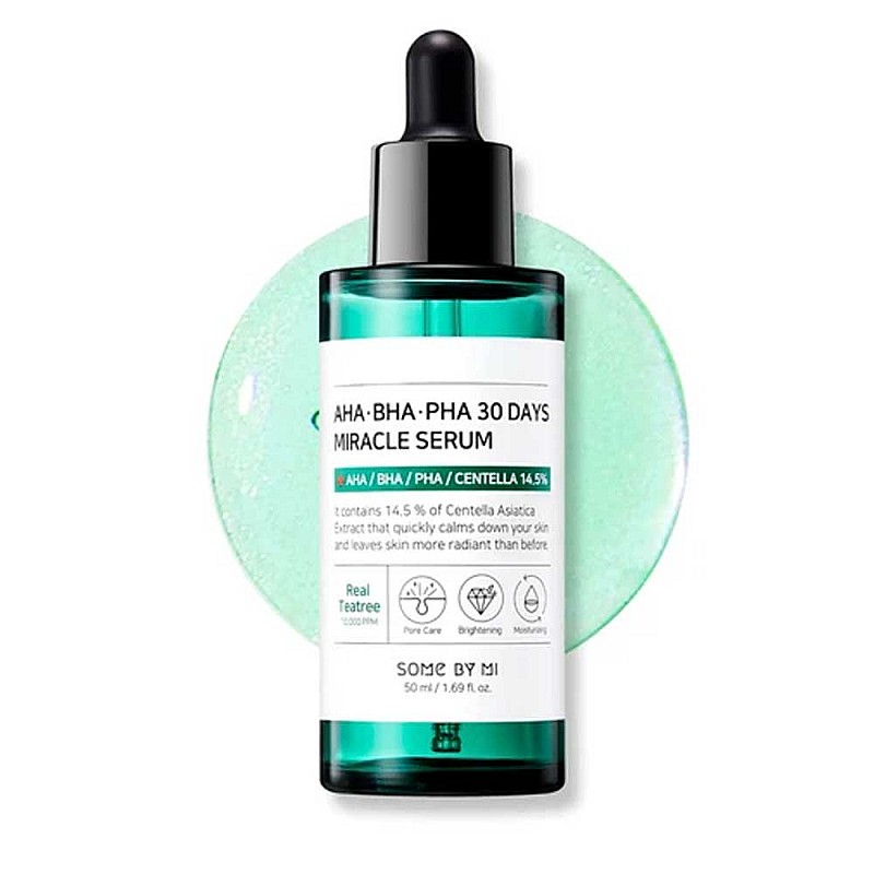 Серум против запушени пори и несъвършенства с AHA, BHA и PHA Some By Mi 30 Days Miracle 50ml