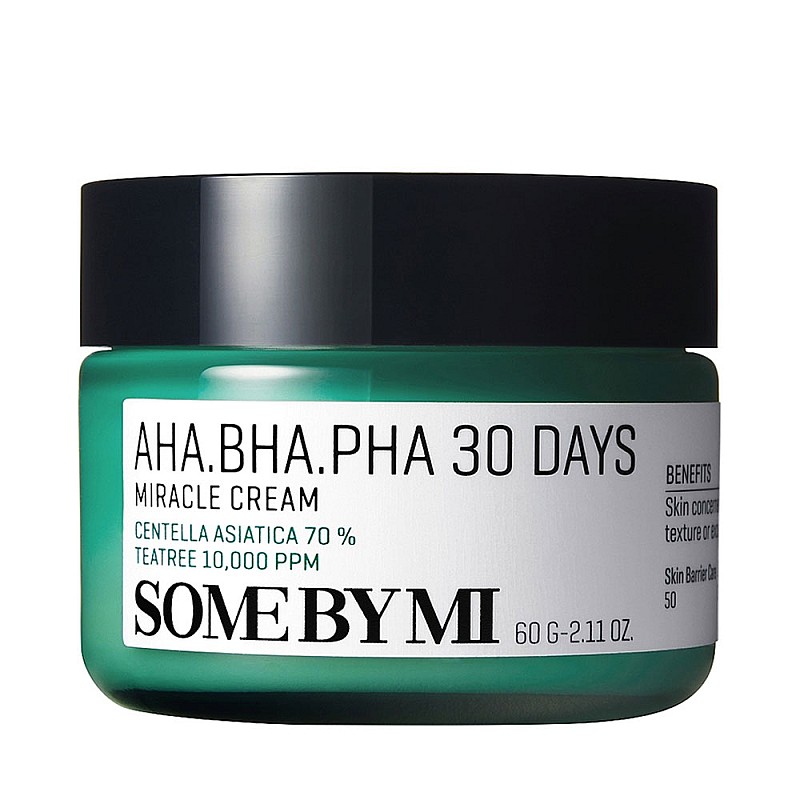 Крем за проблемна кожа и запушени пори Some By Mi AHA BHA PHA 30 Days Miracle Cream 60ml