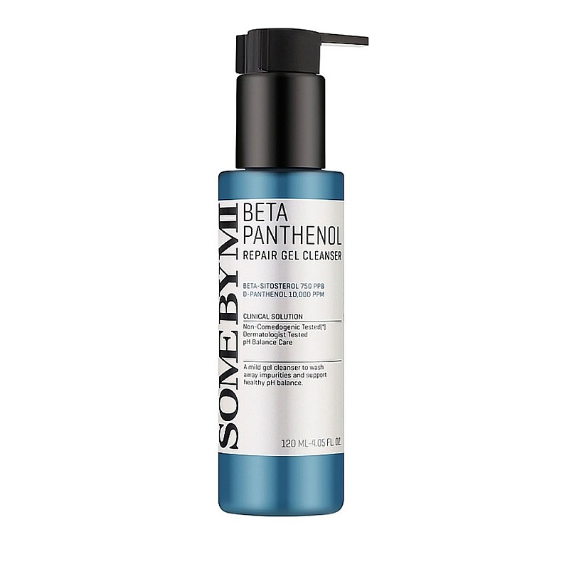 Нежен почистващ гел за суха кожа с пантенол Some By Mi Beta Panthenol Repair Gel Cleanser 120ml
