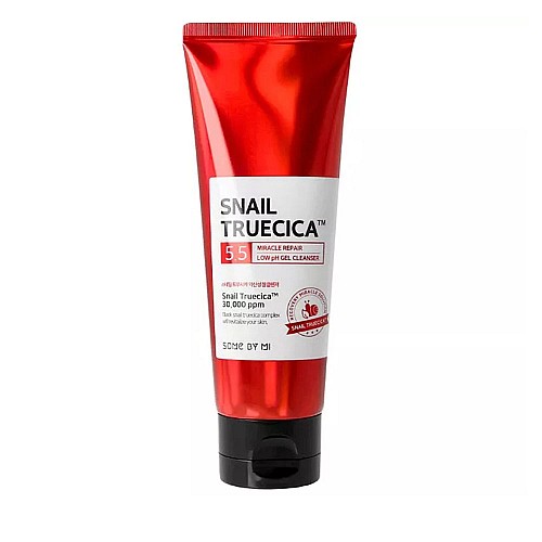 Нежен почистващ гел pH 5,5 за чувствителна и раздразнена кожа Some By Mi Snail Truecica Cleanser 100ml