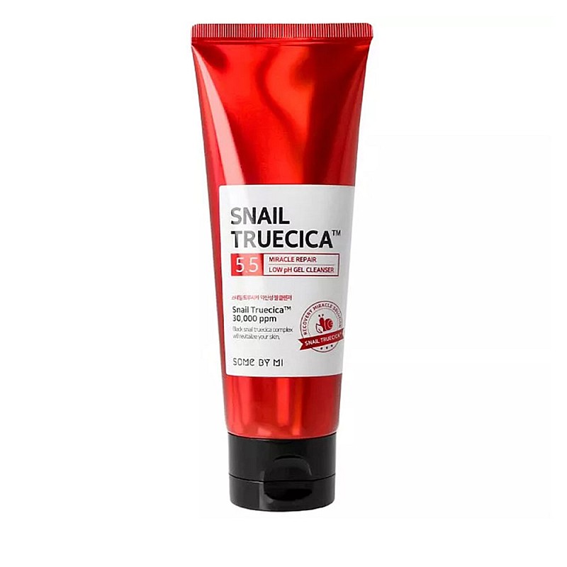 Нежен почистващ гел pH 5,5 за чувствителна и раздразнена кожа Some By Mi Snail Truecica Cleanser 100ml