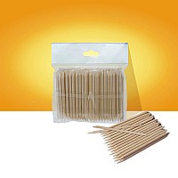 Дървени избутвачи за маникюр Staleks Orange Wooden Stick 75mm/100бр