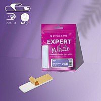 Еднократни къси пили 240 грит Staleks Pro Expert White Buff