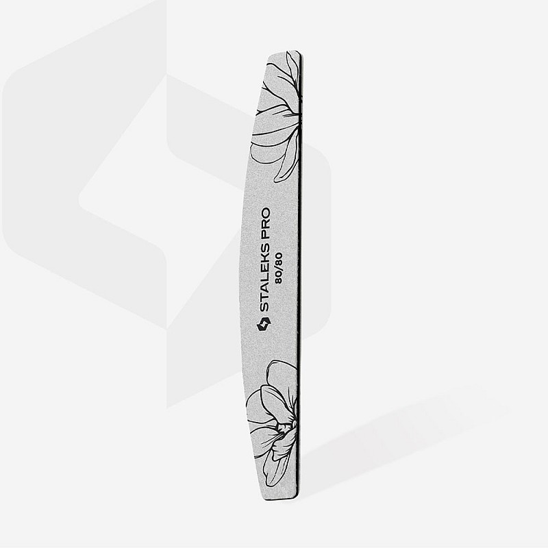 Пила за нокти полумесец 80/80 грит Staleks Expert Pro 