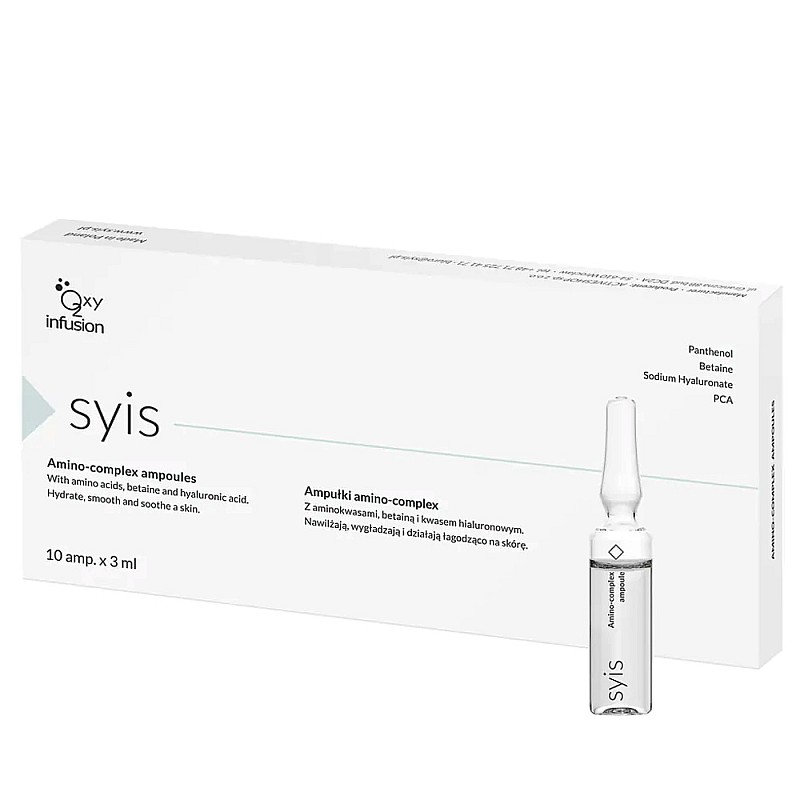 Ампули за интензивна хидратация за лице Syis Amino-Complex Ampoule 10x3ml