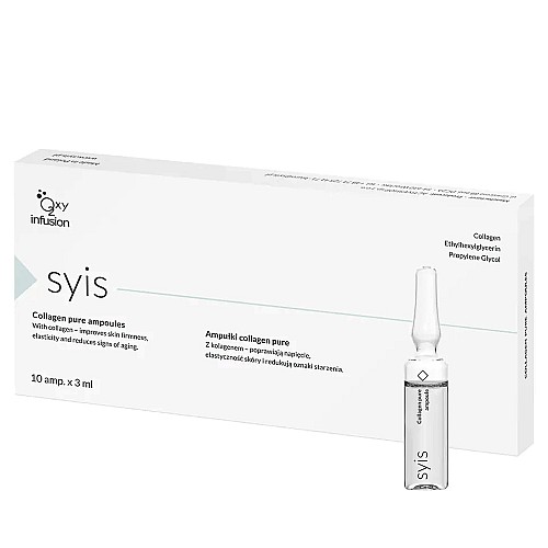 Ампули против бръчки с колаген Syis Collagen Pure 100% Ampoule 10x3ml