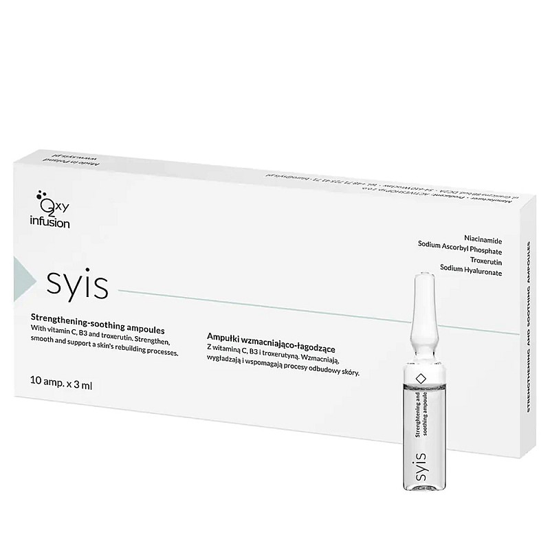 Регенериращи ампули за лице Syis Strengthening And Soothing Ampoules For Blood Vessels 10x3ml