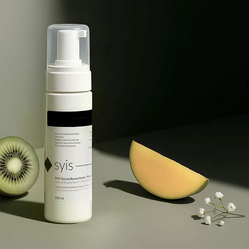 Почистваща пяна за лице с плодови екстракти и млечна киселина Syis Exotic Face Sensifoam 150ml