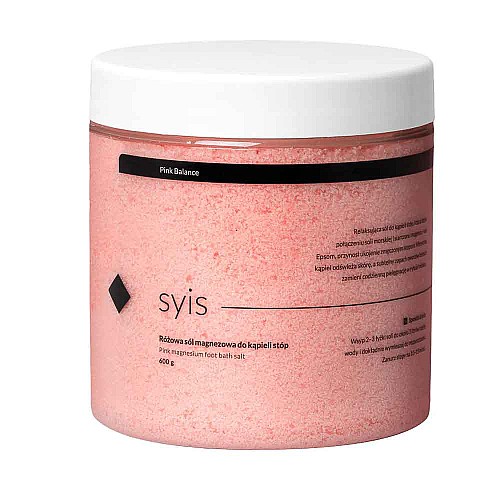 Соли за педикюр с розова магнезиева сол Syis Pink Balance 600gr