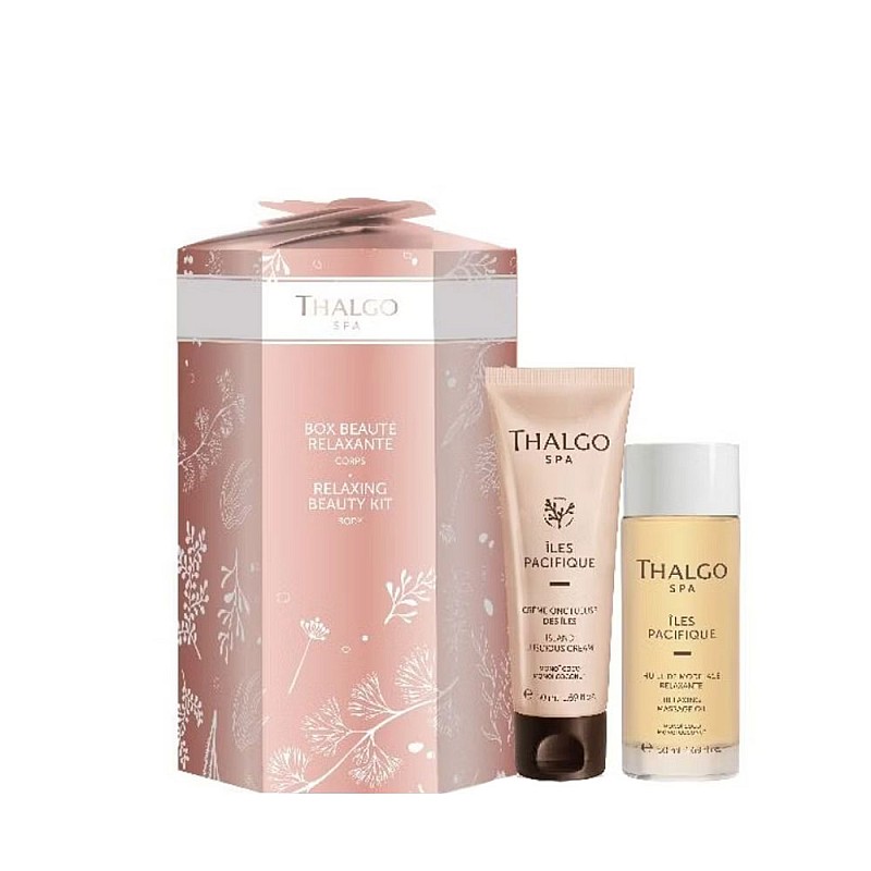 Коледен мини комплект грижа за тялото Thalgo Relaxing Beauty Kit