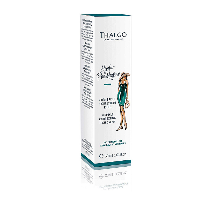 Обогатен крем с хиалуронова киселина и колаген Thalgo Hyalu-Procolagene Crème Riche Correction Rides 30ml