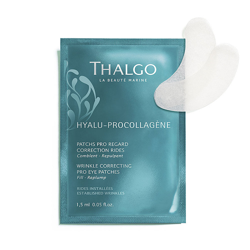 Хиалуронова пач-маска за околоочен контур Thalgo Hyalu-Procollagen Patchs Pro Regard Correction Rides 8х2