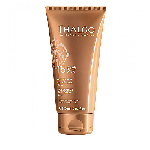 Регенериращ слънцезащитен крем SPF15 Thalgo Lait Solaire Age Defence 150ml   