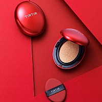 Високо покривен и дълготраен фон дьо тен мини TirTir Mask Fit Red Cushion Mini 4.5g