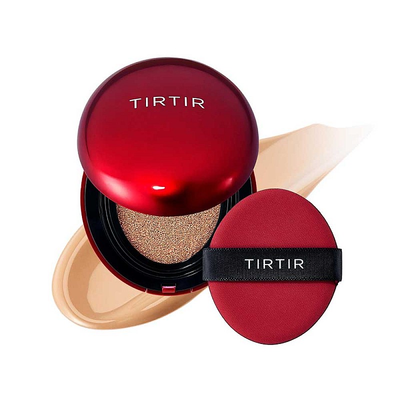 Високо покривен и дълготраен фон дьо тен TirTir Mask Fit Red Cushion 18g