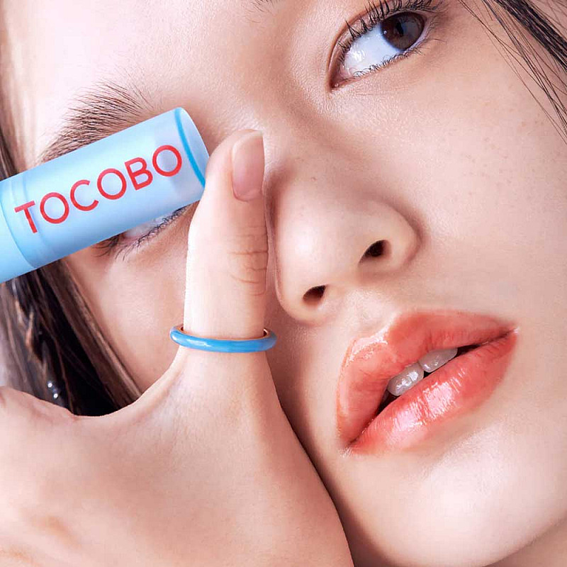 Балсам за устни за ослепителен блясък и хидратация Tocobo Glass Tinted Lip Balm Tangerine Red