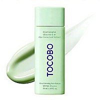 Слънцезащитен серум за чувствителна кожа Tocobo Cica Calming Sun Serum SPF50+ PA++++ 50ml