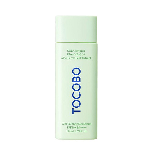 Слънцезащитен серум за чувствителна кожа Tocobo Cica Calming Sun Serum SPF50+ PA++++ 50ml