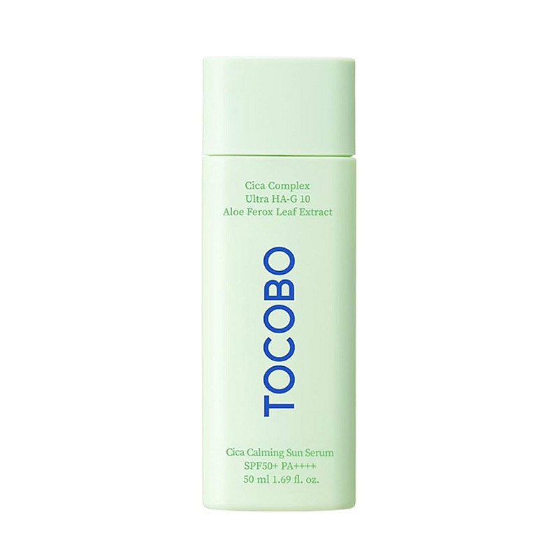 Слънцезащитен серум за чувствителна кожа Tocobo Cica Calming Sun Serum SPF50+ PA++++ 50ml