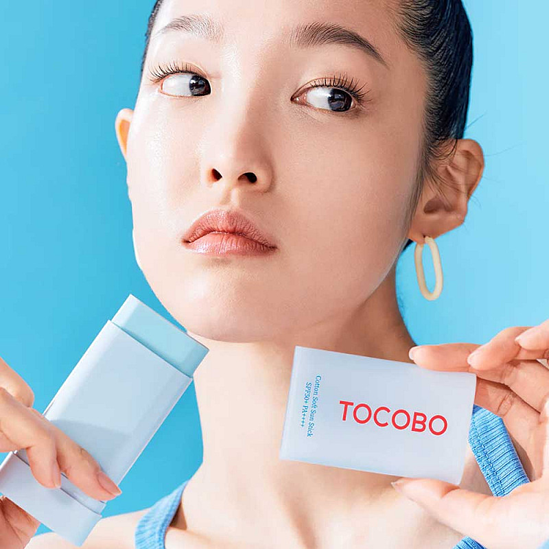 Слънцезащитен стик Tocobo Cotton Soft Sun Stick SPF50+ PA++++ 19 g