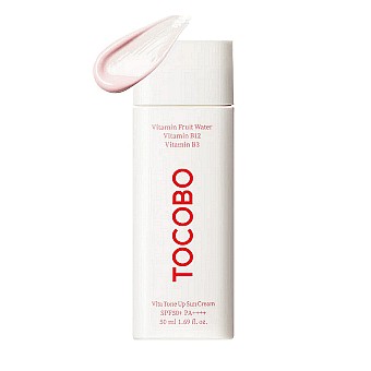 Тониращ слънцезащитен крем Tocobo SPF50+ PA++++ Vita Tone Up Sun Cream 50ml