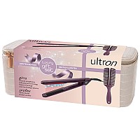 Подаръчен комплект с преса и четка Ultron Girra Straightener Set