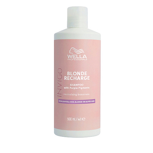 Матиращ шампоан за руса коса Wella Blonde Recharge Shampoo 500ml