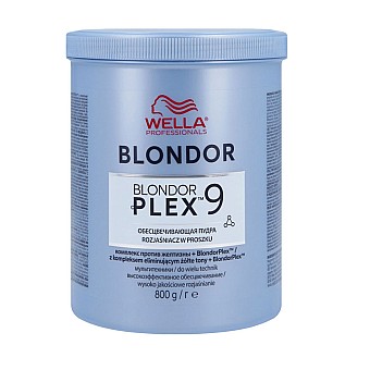 Блондор прахообразен 9 тонен Wella Blondorplex Multi Blonde Powder Brightener 800g