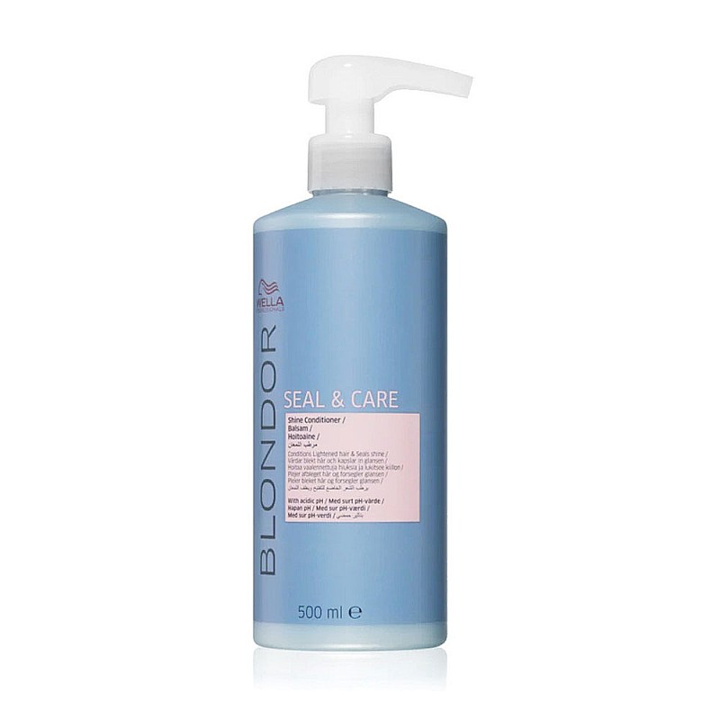 Хидратиращ балсам след изстветляване Wella Blondor blonde Seal&Care 500ml