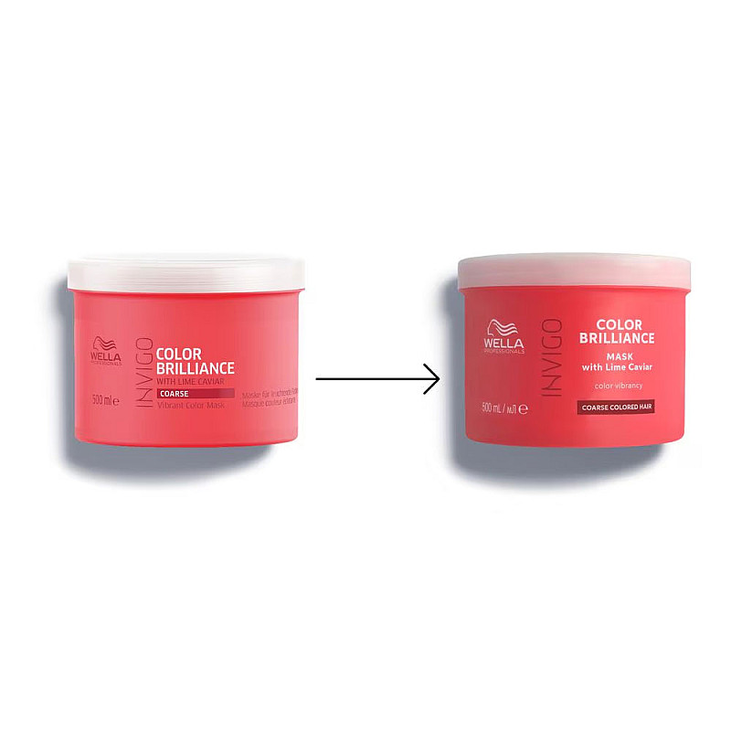 Маска за плътна боядисана коса Wella Invigo Color Brilliance Mask 500ml