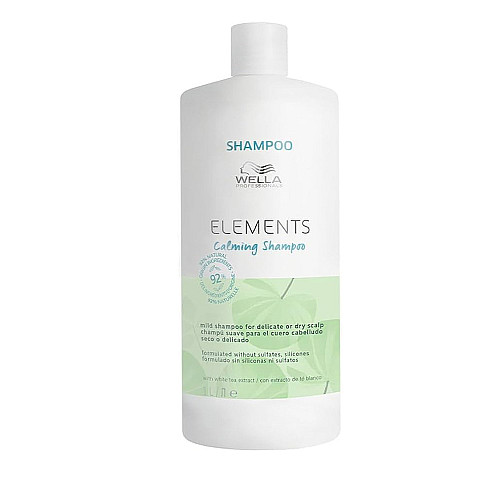 Успокояващ шампоан за сух и чувствителен скалп Wella Elements Calming Shampoo 1000ml