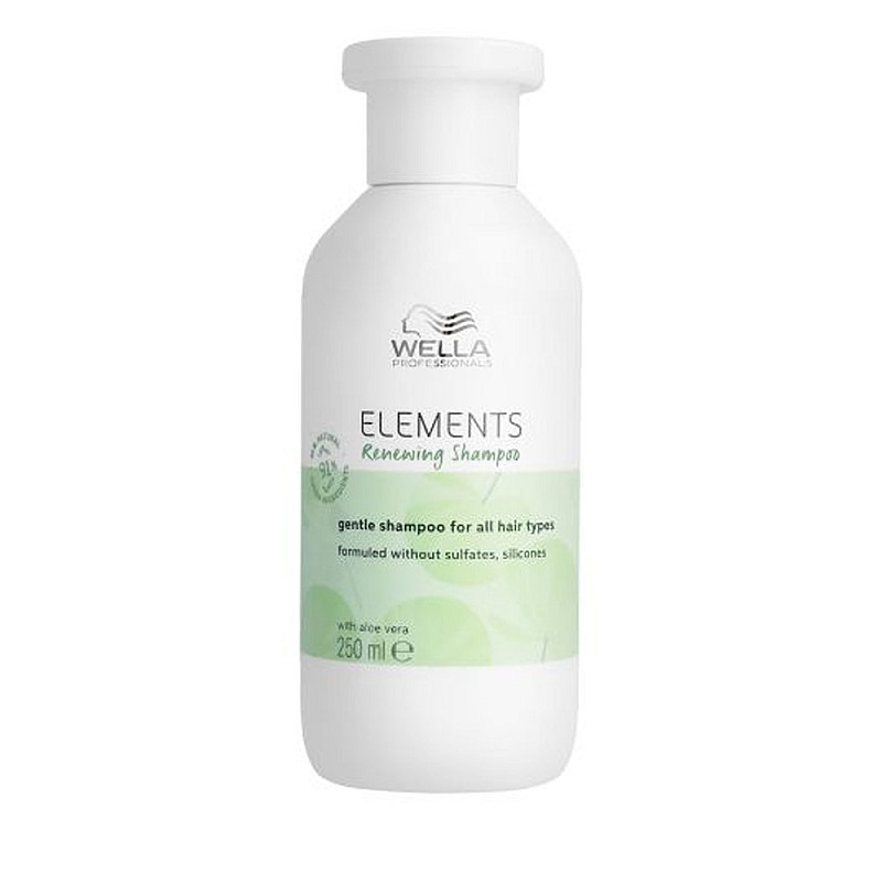 Шампоан за изтощена коса  Wella Elements Renewing Shampoo250 ml