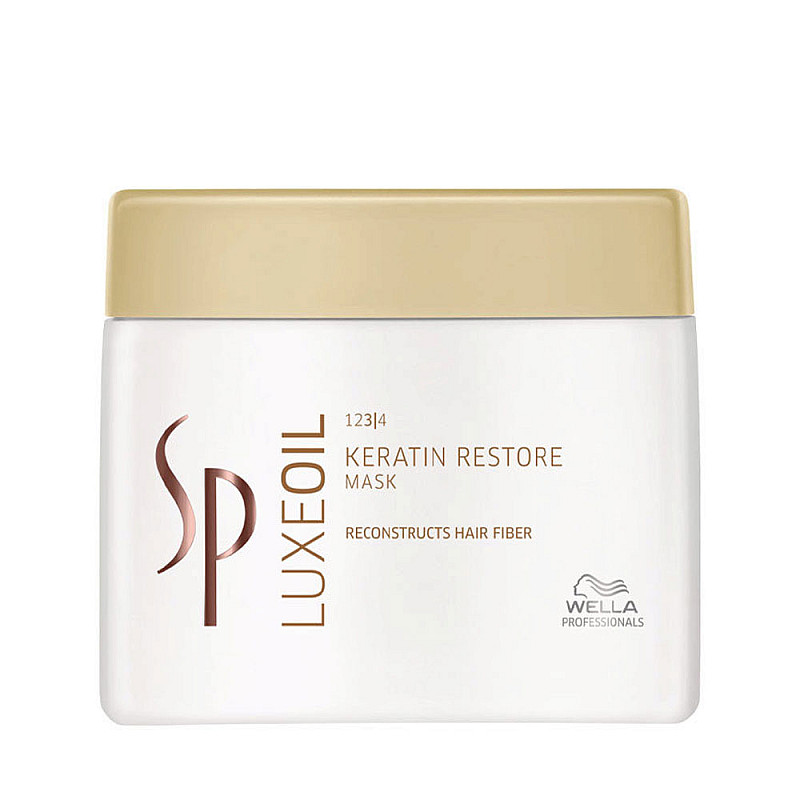 Силно възстановяваща маска с кератин Wella SP Luxeoil Keratin Restore Mask 400ml