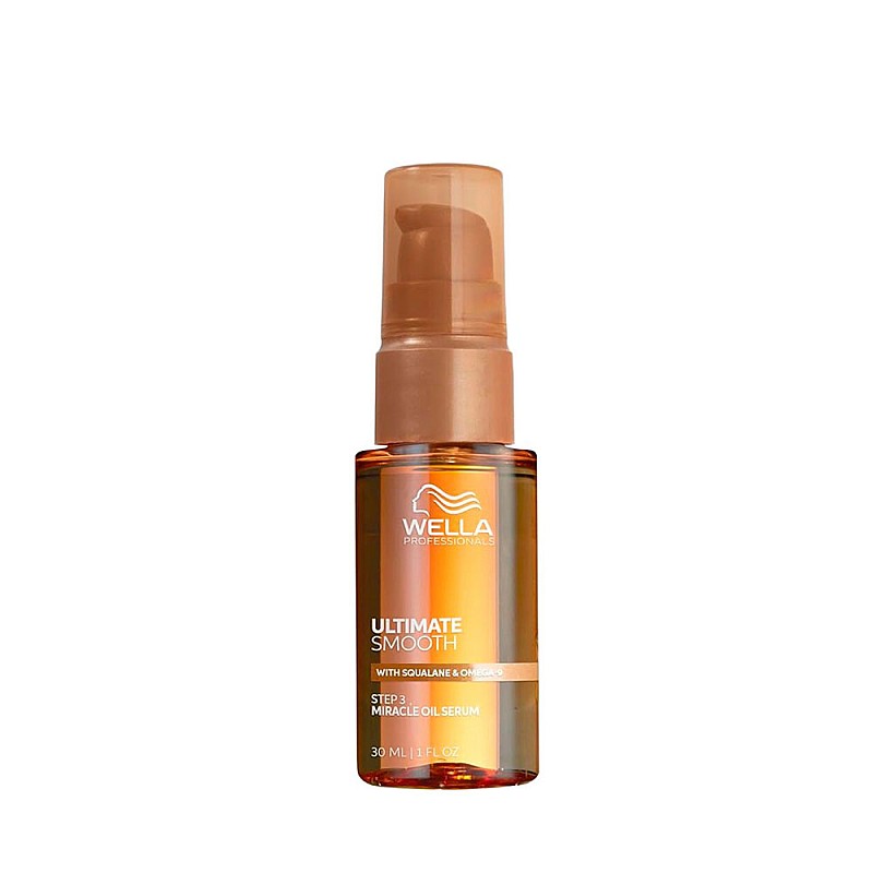 Масло-серум за приглаждане на косата Wella Ultimate Smooth Miracle Oil Serum 30ml