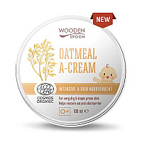 Успокояващ крем с овес Wooden Spoon Oatmeal A-Cream 100ml